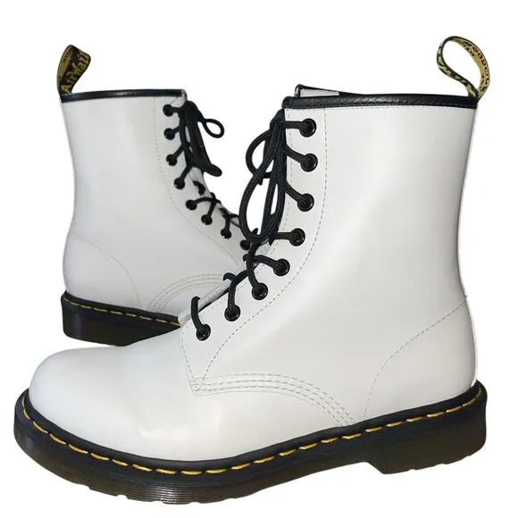 Dr Marten Leather Combat Boots