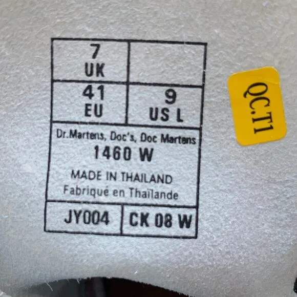 Dr Marten Leather Combat Boots