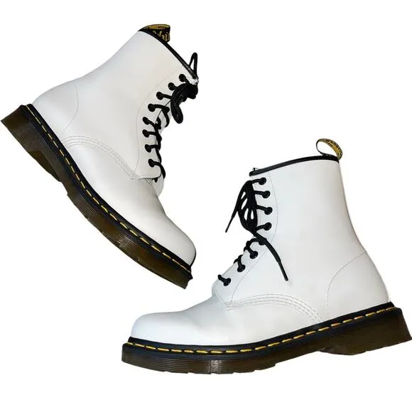 Dr Marten Leather Combat Boots