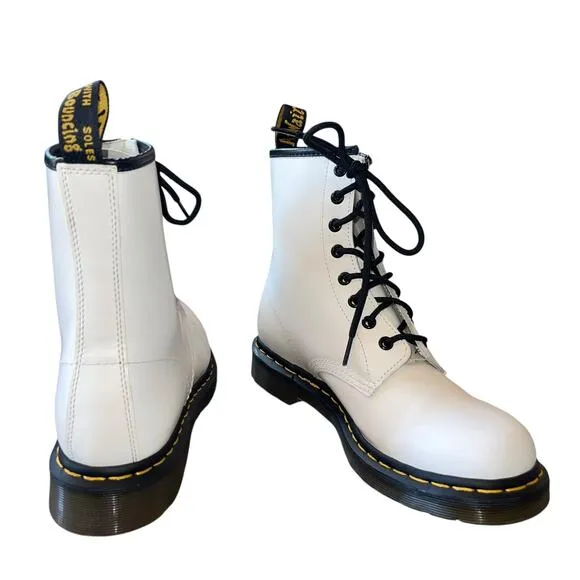 Dr Marten Leather Combat Boots