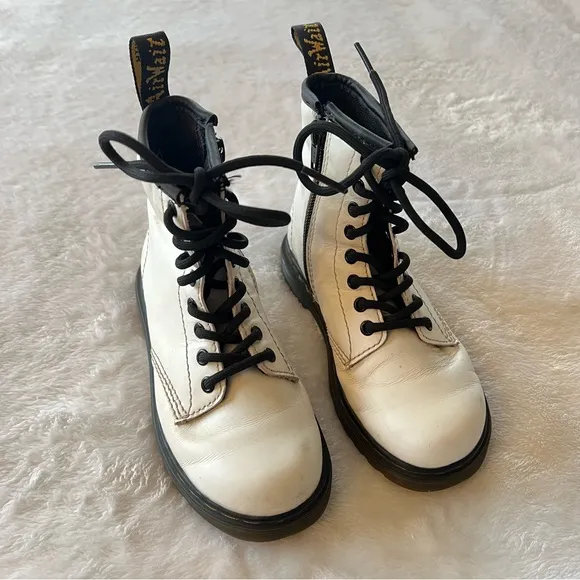 Dr. Martens 1460 8-Eye Boots in White
