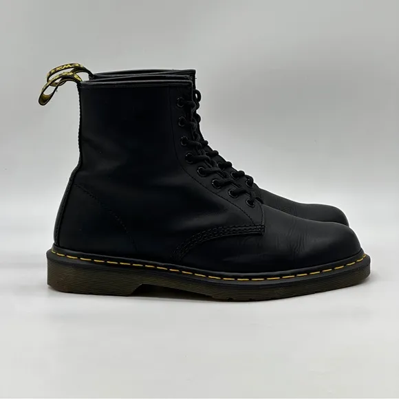 Dr. Martens 1460 Black Leather Boots. Size 11