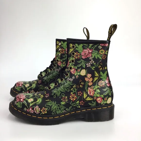Dr. Martens 1460 Floral Bloom Combat Boots NEW