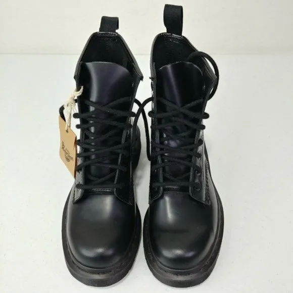 Dr Martens 1460 Mono Smooth Leather Lace Up Boots Women's Size 6