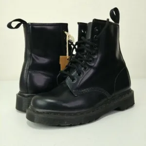 Dr Martens 1460 Mono Smooth Leather Lace Up Boots Women's Size 6