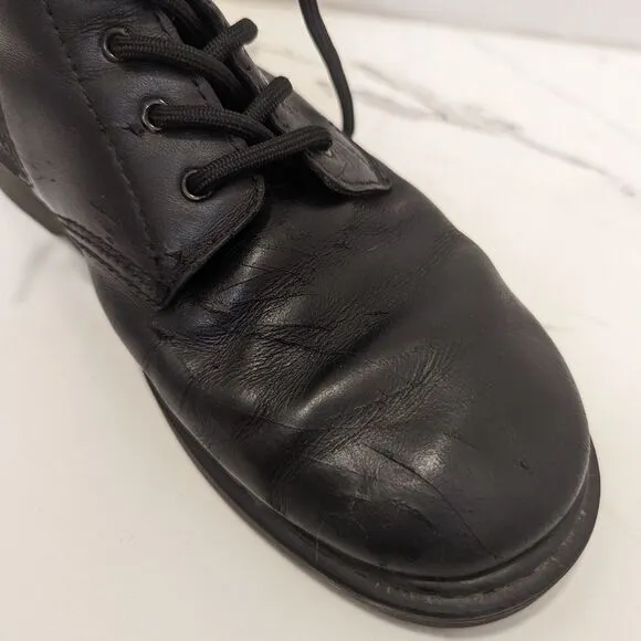 Dr. Martens 1460 Originals Black Leather Lace-Up Combat Boots Men's Size 7