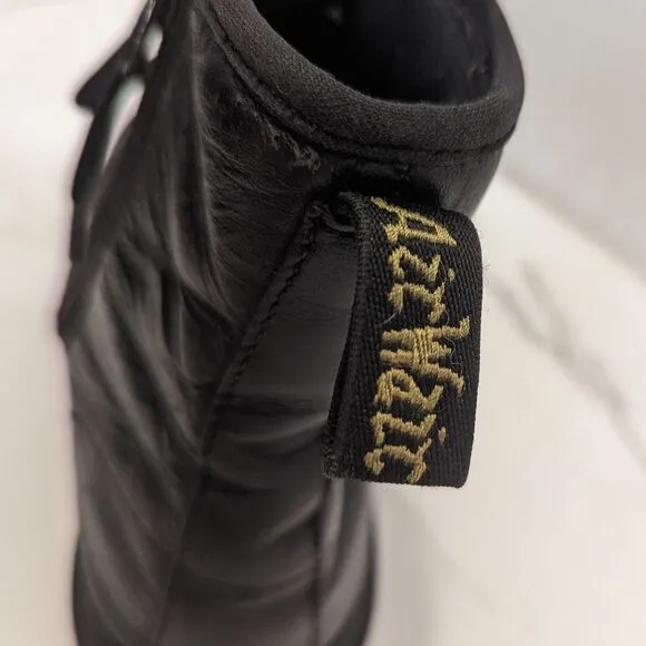 Dr. Martens 1460 Originals Black Leather Lace-Up Combat Boots Men's Size 7