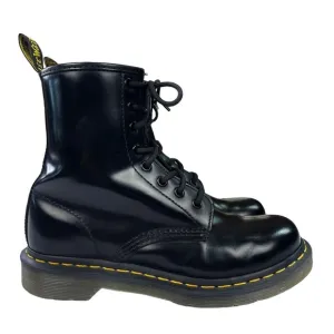 Dr. Martens 1460 Pascal Black Leather Ankle Boots Womens Size‎ 7