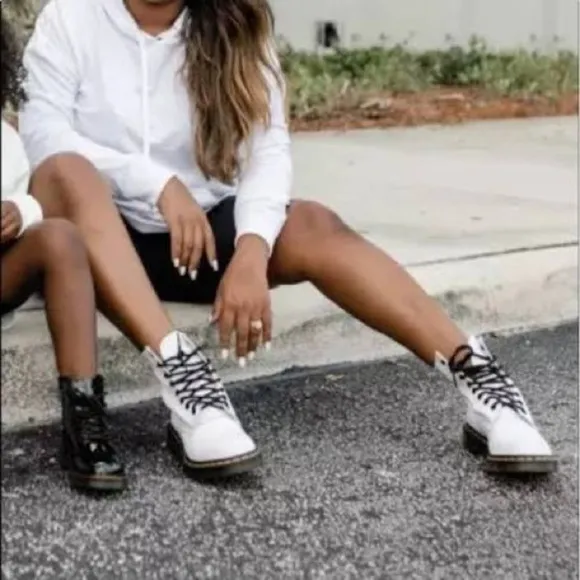 Dr. Martens 1460 Smooth White Boots