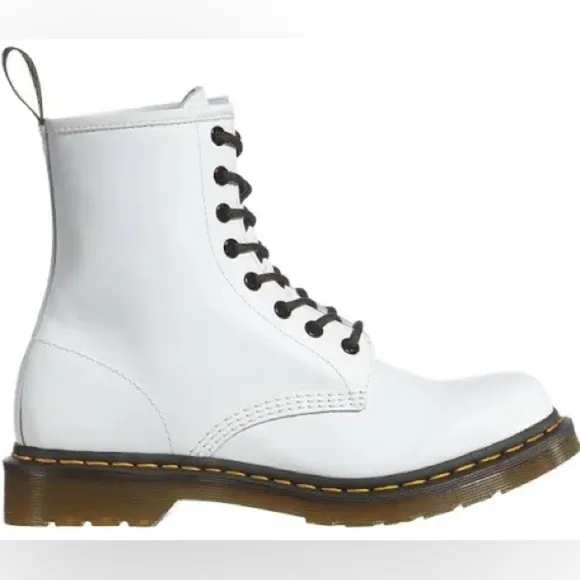 Dr. Martens 1460 Smooth White Boots