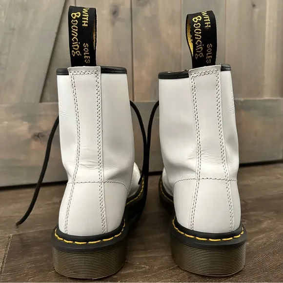 Dr. Martens 1460 Smooth White Boots
