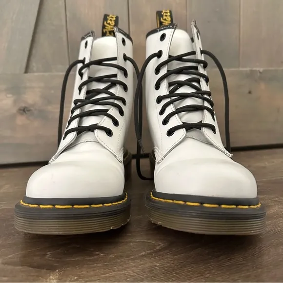 Dr. Martens 1460 Smooth White Boots