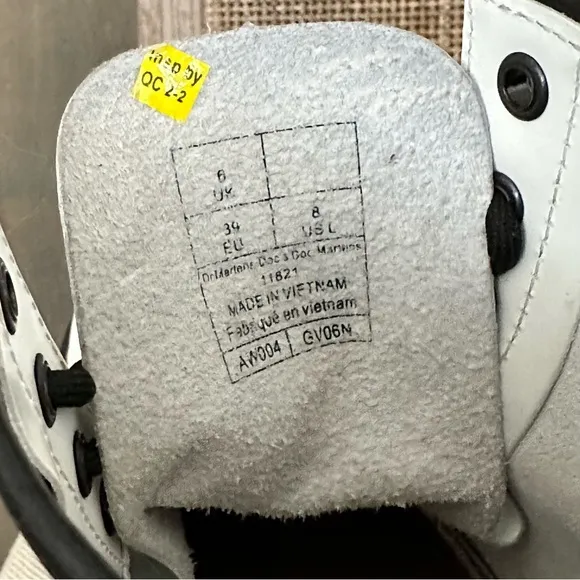Dr. Martens 1460 Smooth White Boots