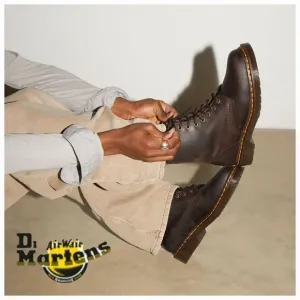 Dr. Martens 1460 Aztec Crazy Horse Combs Leather Boots Men Size 7 (Women 8) NEW