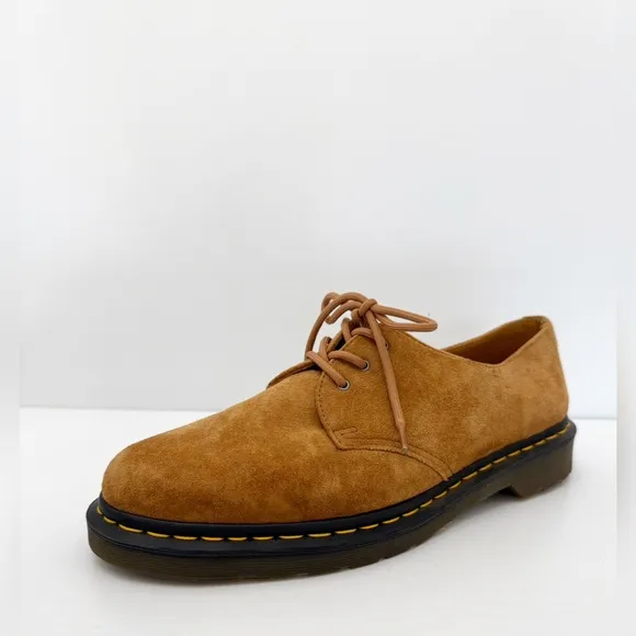 Dr Martens -  1461 Oxford Suede Boots Shoes in Brown - 13