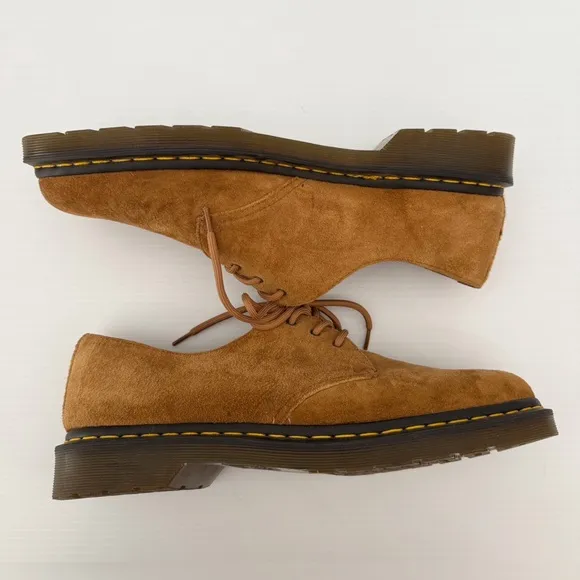 Dr Martens -  1461 Oxford Suede Boots Shoes in Brown - 13