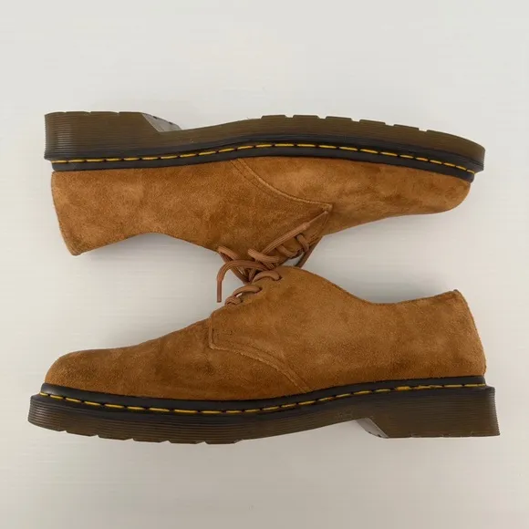 Dr Martens -  1461 Oxford Suede Boots Shoes in Brown - 13