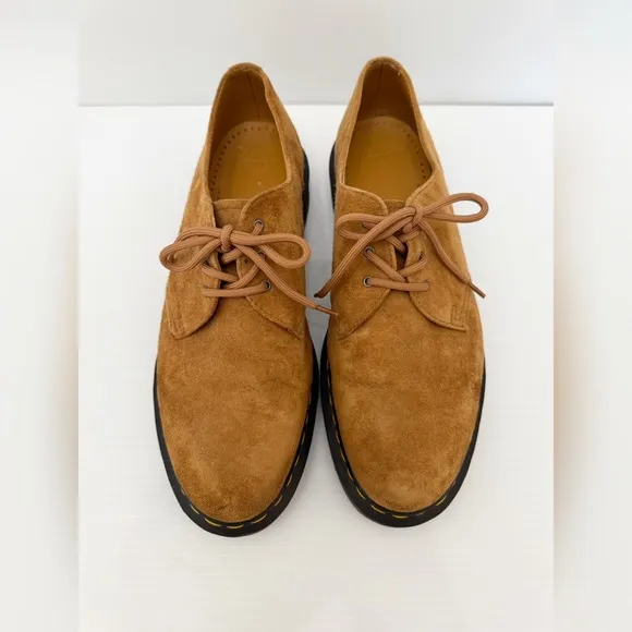 Dr Martens -  1461 Oxford Suede Boots Shoes in Brown - 13
