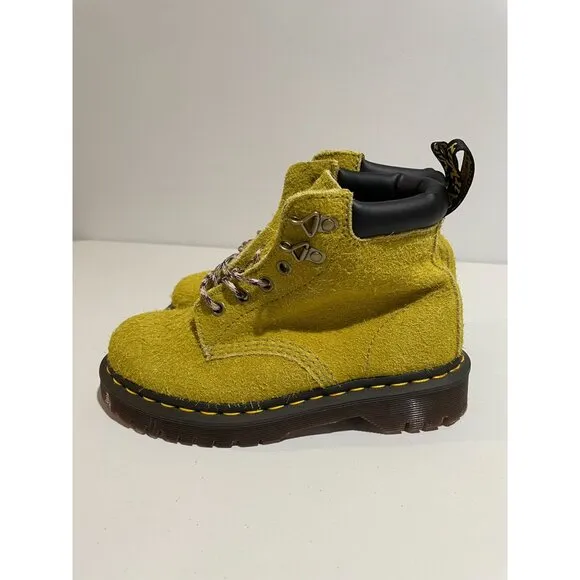 Dr. Martens AirWair Moss Green Suede Boots Size 4/Men &amp; 5/Women