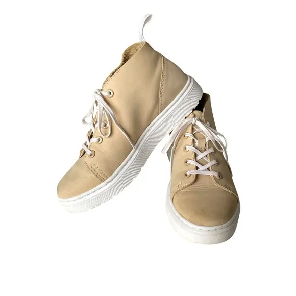 Dr. Martens Baynes Kaya Chukka Lace Up Boots Sand Unisex US Men's 6 / Women's 7