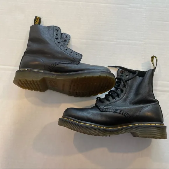 Dr. Martens Black Pascal Leather Boots