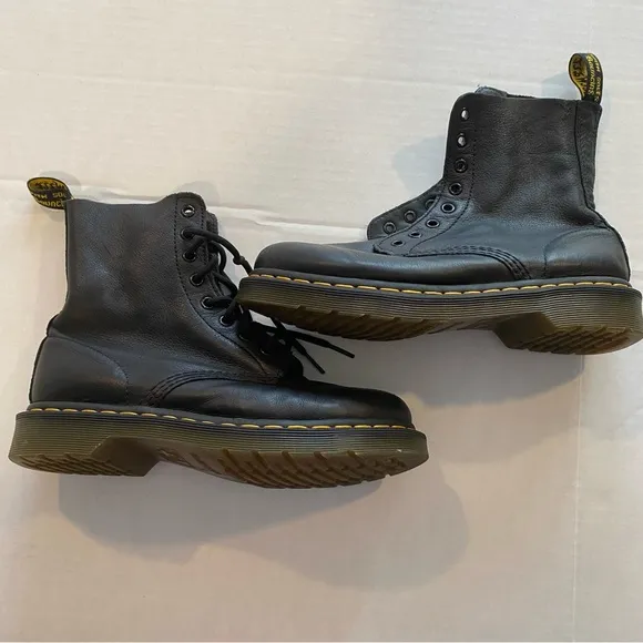 Dr. Martens Black Pascal Leather Boots