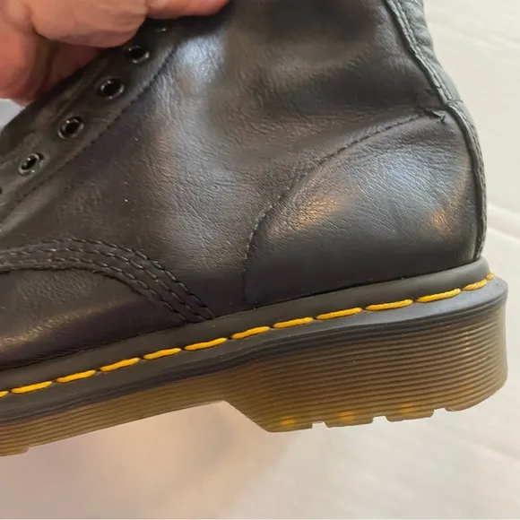 Dr. Martens Black Pascal Leather Boots