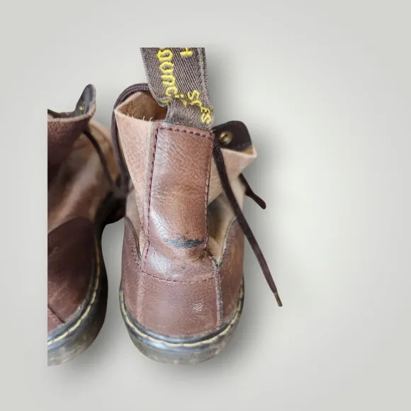 Dr. Martens Brown Leather Boots Size 10