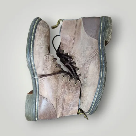 Dr. Martens Brown Leather Boots Size 10