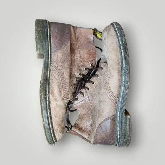 Dr. Martens Brown Leather Boots Size 10