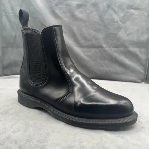 Dr Martens Flora Black Leather Chelsea Boots Women’s Size 9