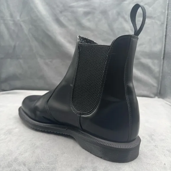 Dr Martens Flora Black Leather Chelsea Boots Women’s Size 9
