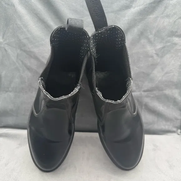Dr Martens Flora Black Leather Chelsea Boots Women’s Size 9