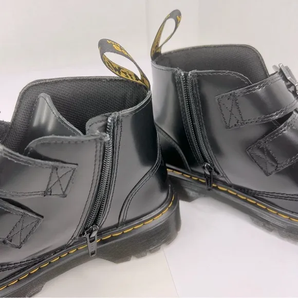 Dr. Martens Junior Black Devon Bex Boots