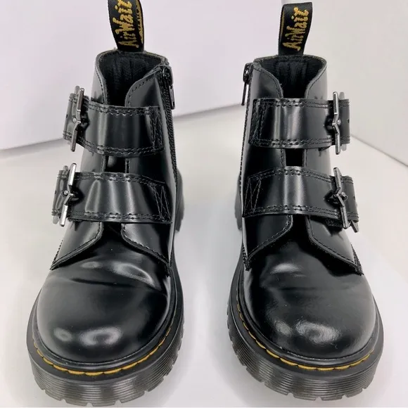Dr. Martens Junior Black Devon Bex Boots