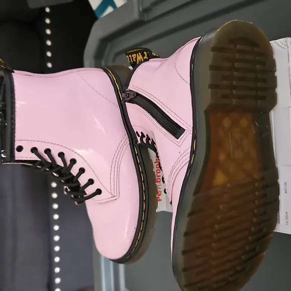 Dr. Martens Kids Pink Boots