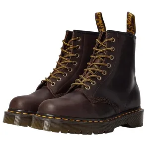 DR. MARTENS Men's 1460 Bex Boots US 10 EU 43 Brown Crazy Horse Leather NIB