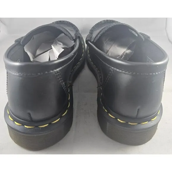 DR MARTENS Men's Penton Black Penny Loafer Smooth Leather Size 6M