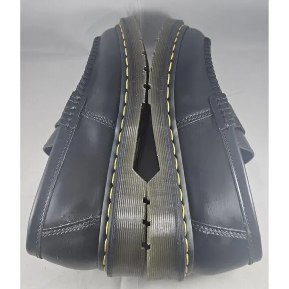 DR MARTENS Men's Penton Black Penny Loafer Smooth Leather Size 6M
