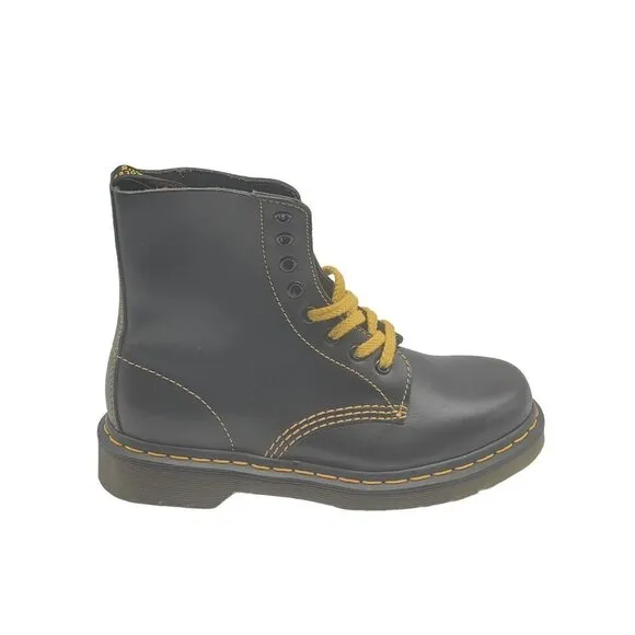 Dr. Martens Pascal 1460 Virginia Leather Black Mens Boots Size 5