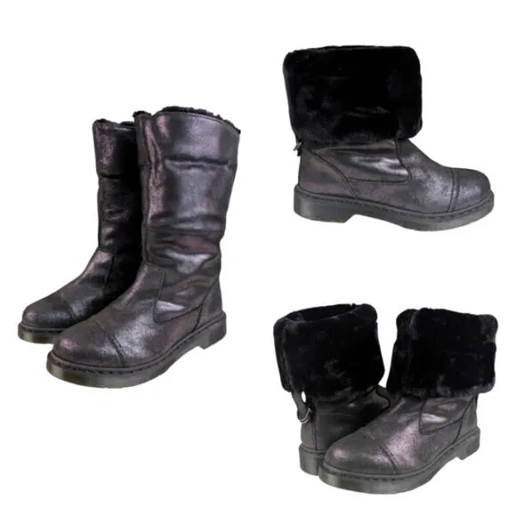 Dr. Martens Pasha Rigger Boots $185 Size UK8 10L    S3257