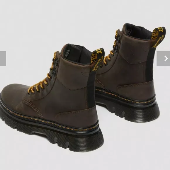Dr Martens Tarik Utility Boot Crazy Horse Leather Brown Men's 7, Woman's 8