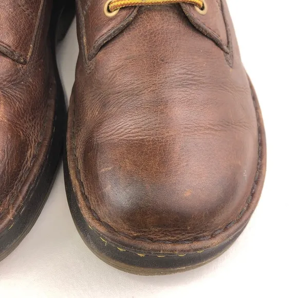 Dr. Martens Vincent Brown Leather Combat Boots 9