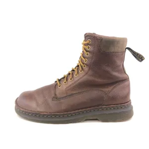 Dr. Martens Vincent Brown Leather Combat Boots 9