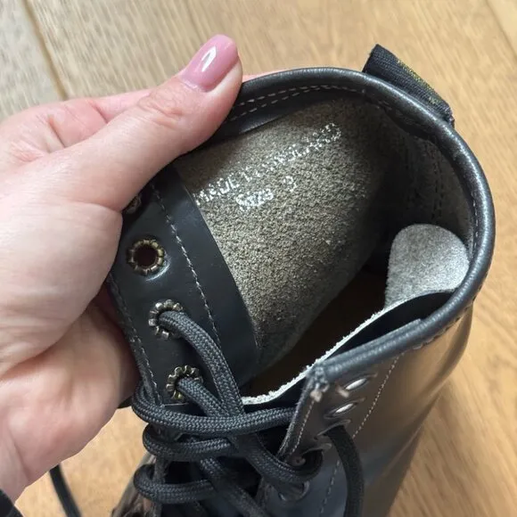 Dr Martens Vintage Made In England 1460 Combat Boots - Ladies Size 5 (UK 3)