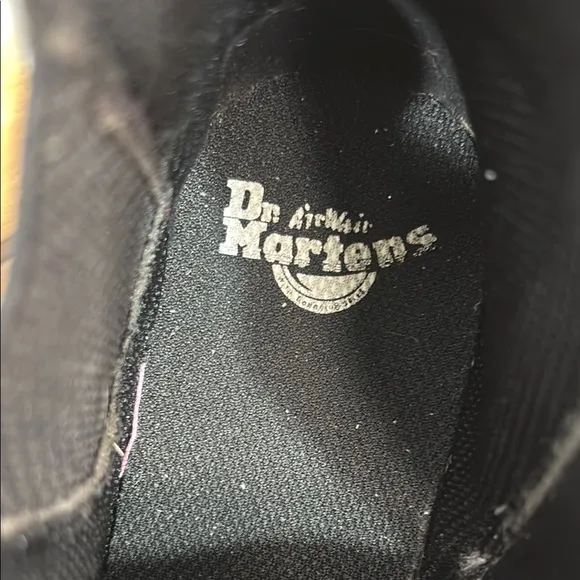 Dr. Martens White and Black Chelsea Kids Boots