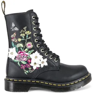Dr. Martens Women's 1490 Floral Bloom Leather Vonda Butterfly Mid-Calf Boots