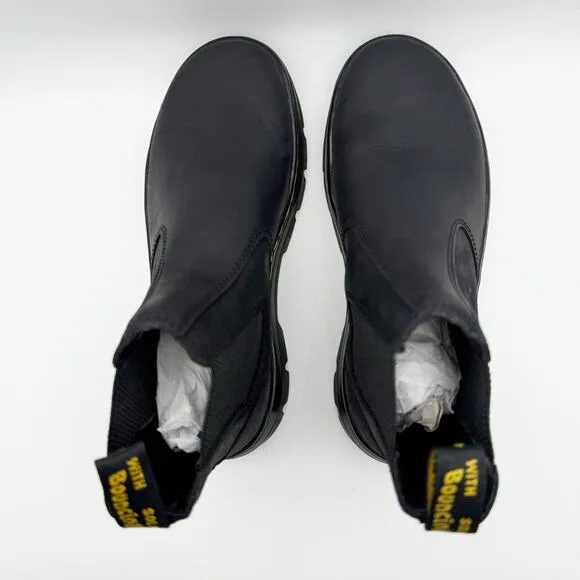 Dr. Martens Womens Embury Chelsea Boots US 10 EU 42 Black Wyoming Leather NIB