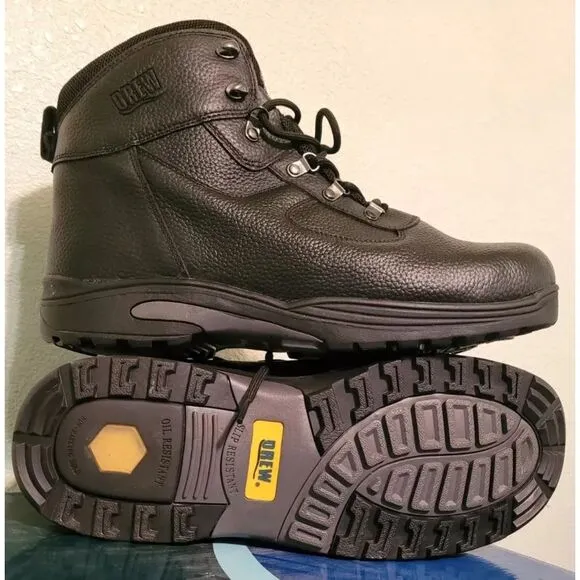 Drew Rockford Boots Mens 14 6E Black Shoes extra size