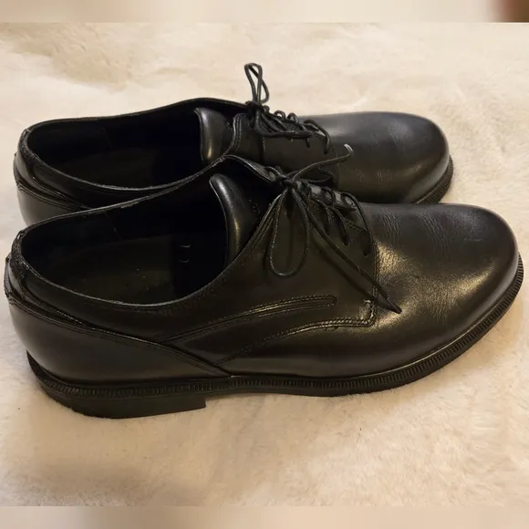 Dunham Men's Burlington Waterproof Oxford Black MCT410BK Size 10.5 4E